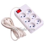 چند راهی 6 خانه پیکو الکتریک با کابل 3 متری